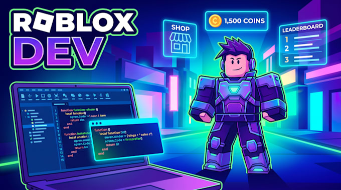 build, develop, and script your roblox game with full source code