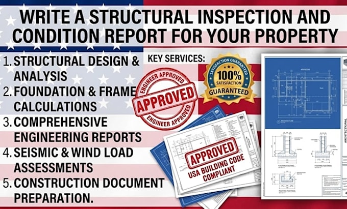 write a structural inspection and condition report for your property