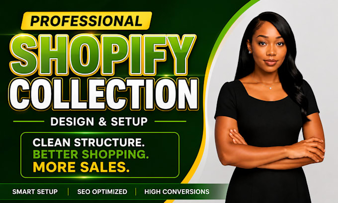 create easy to navigate optimized shopify collections, category, automated menu