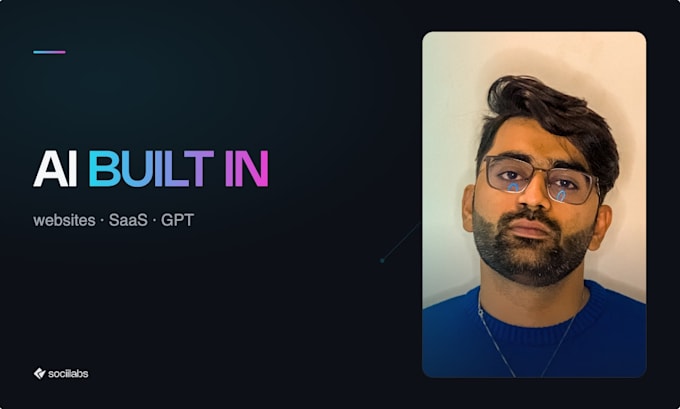 build your ai website, saas app and gpt integration