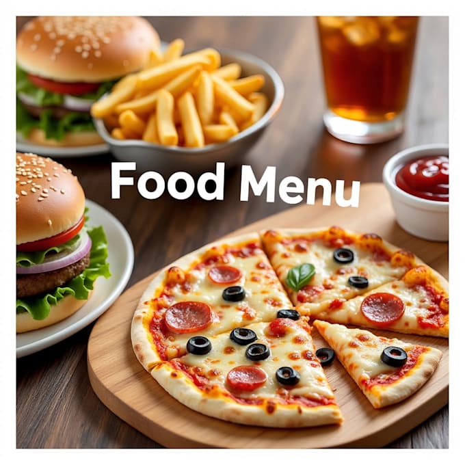 design modern restaurant  cafe  and burger logo