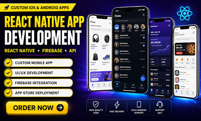 build react native mobile app development app creation react native mobile app