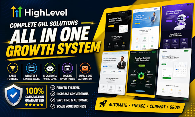 be your gohighlevel expert for ghl automation and funnels