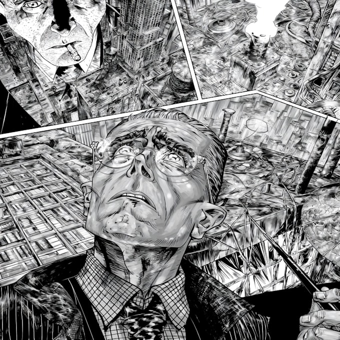 do a charcter design illustration your comic character