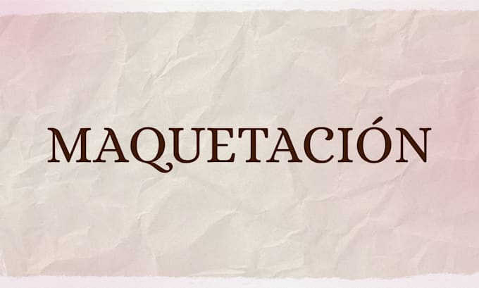 seré tu maquetadora profesional
