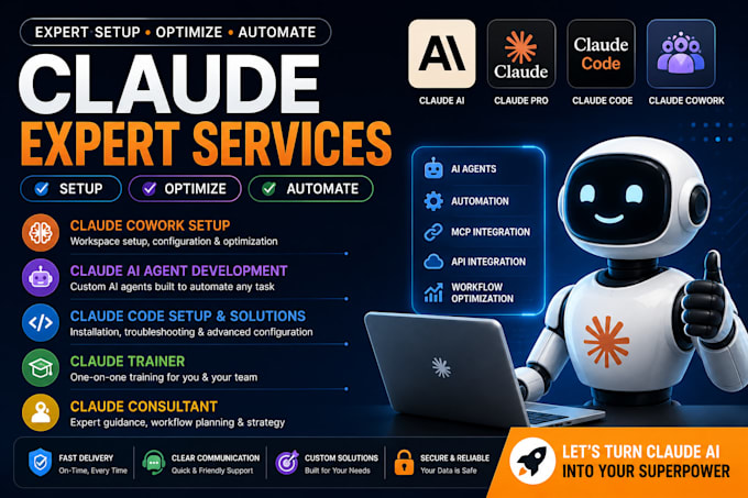 claude cowork setup claude ai agent claude consultant claude trainer claude code