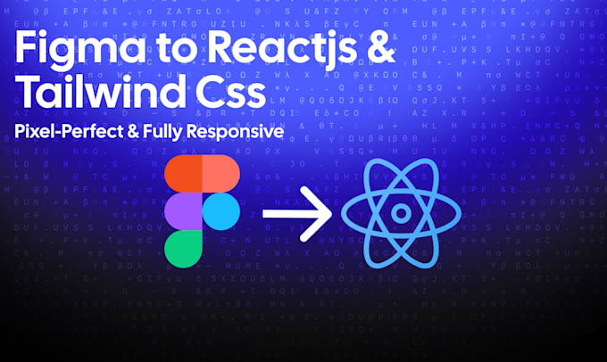 convert figma to react and tailwind CSS
