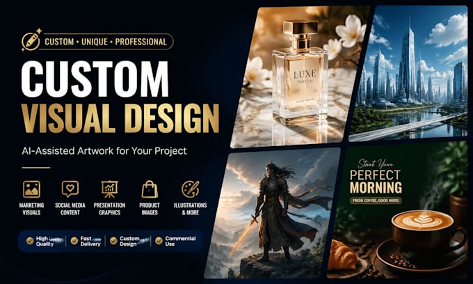 create custom images, illustrations, and visual content