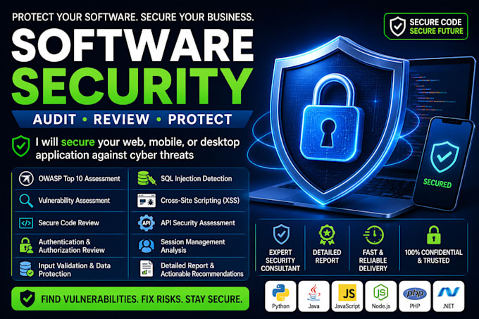 secure your web, mobile, or desktop application against cyber threats
