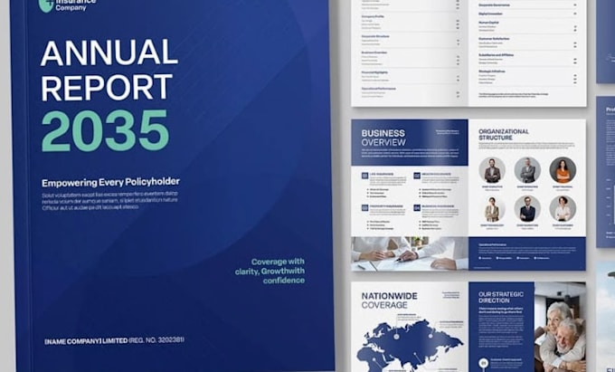 edit, format and redesign your annual report professionally