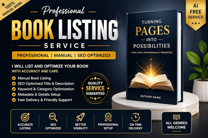 publish and list your books professionally