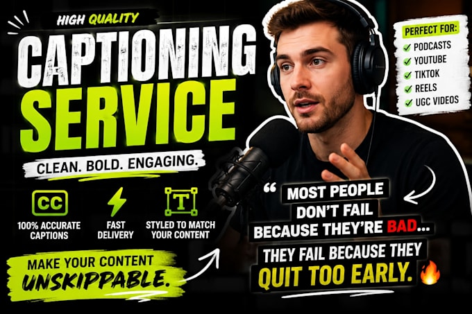 add engaging captions to your videos