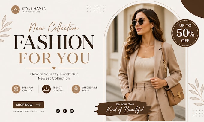 design canva fashion social media posts