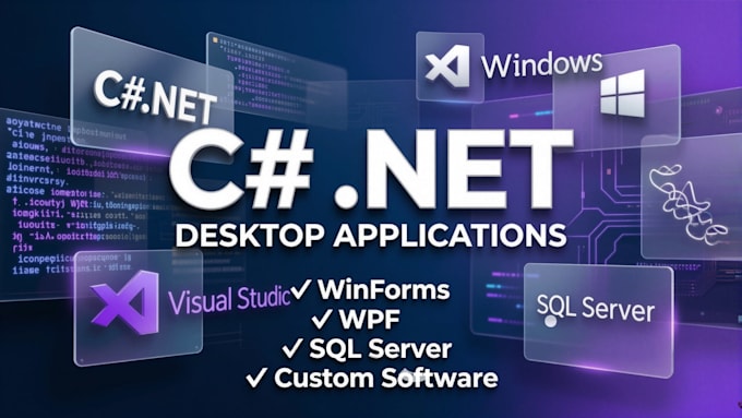 develop a custom c sharp dot net desktop application