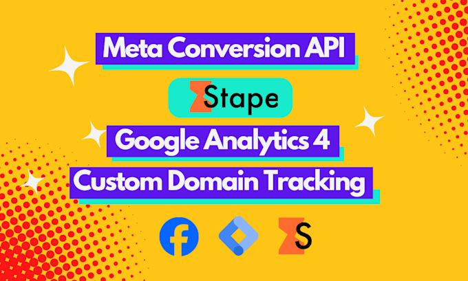 setup meta conversion API with stape and ga4 server side tracking