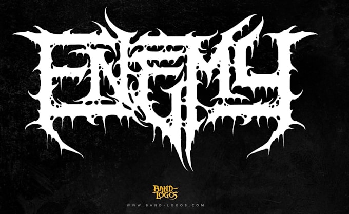 design metalcore logo with best detail