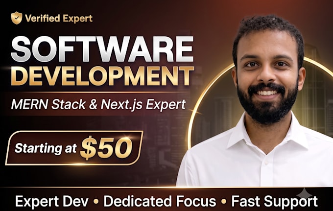 develop your custom full stack web application
