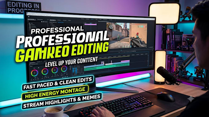 professionally edit your gaming video