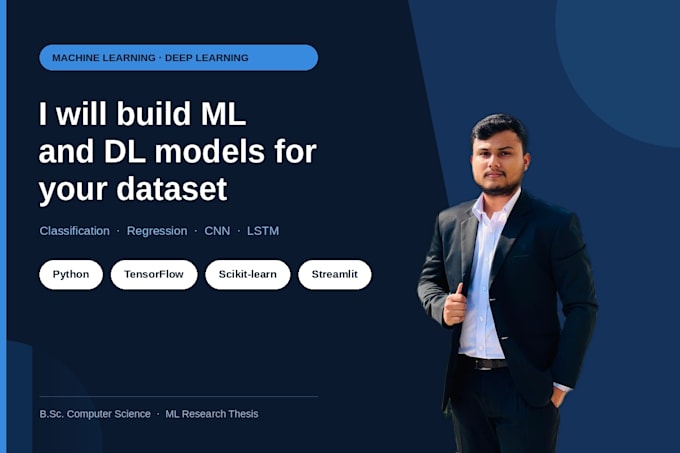 build ml and deep learning predictive models