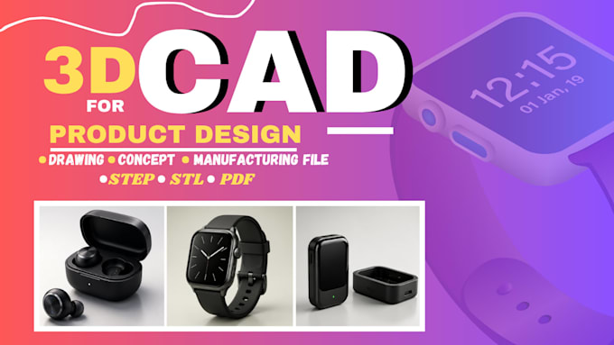 do 3d product design, cad modeling, solidworks and photorealistic rendering