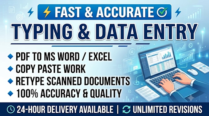 do fast typing work and data entry