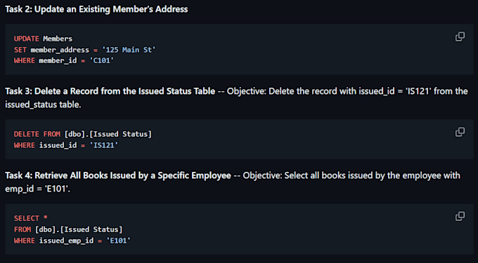 write sql queries for your microsoft sql server database
