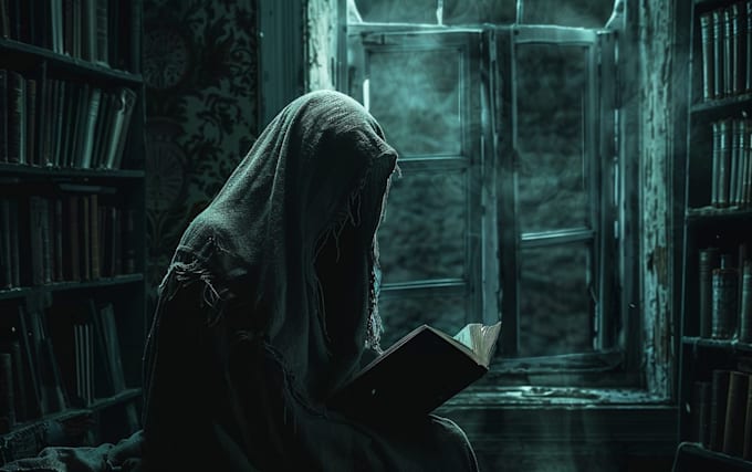 design horror book cover, ebook cover