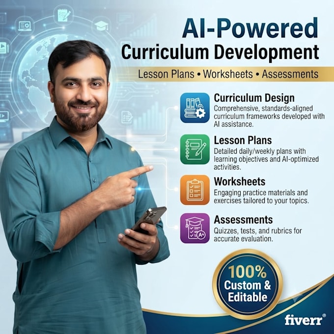 create ai powered curriculum lesson plans worksheets and assessments