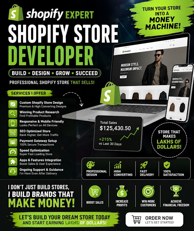 build a shopify store for your business