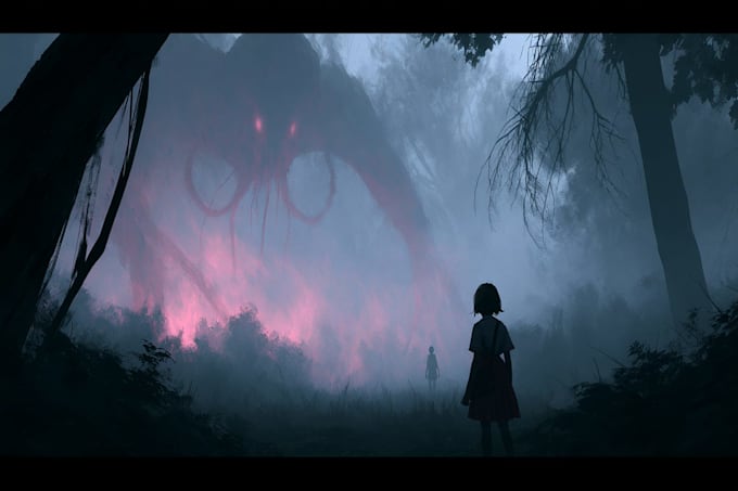 create terrifying fantasy monster and body horror