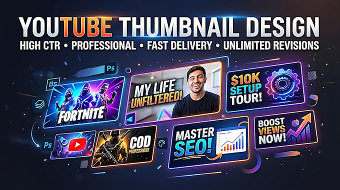 design eye catching youtube thumbnails that boost click through rate