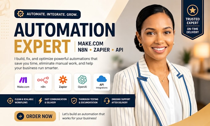 setup make com automation, fix zapier automation n8n ai airtable automation