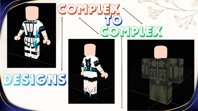 make quality roblox clothing, fast work