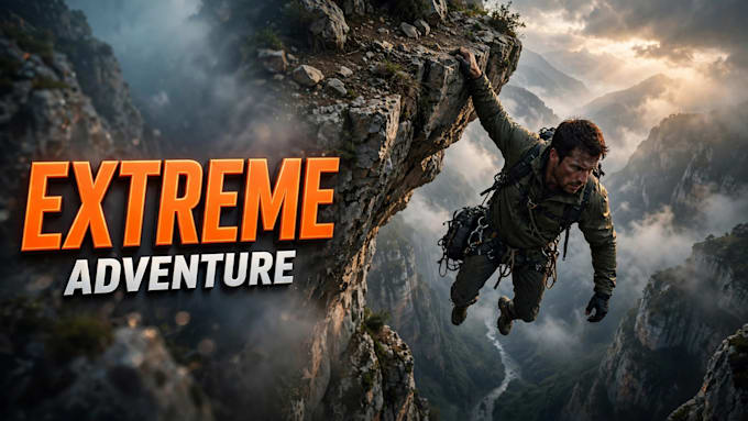 design eye catching cinematic youtube thumbnails