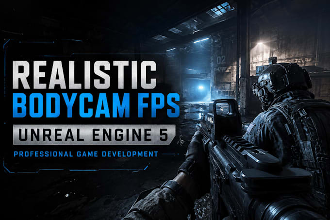 develop a cinematic realistic bodycam fps game in unreal engine 5