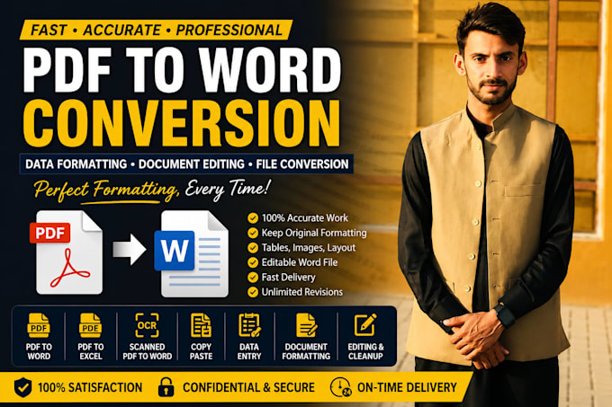 pdf to word, excel, google docs with perfect formatting