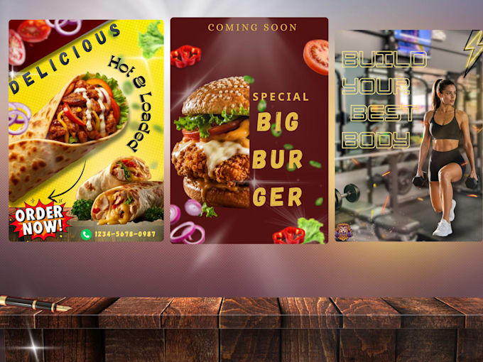 design professional flyers and posters