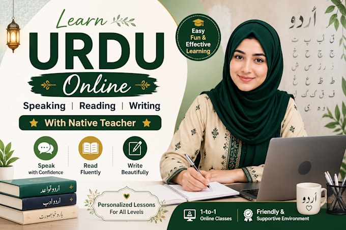 teach you urdu speaking reading and writing with fun lessons