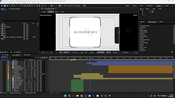 do motion graphics for you