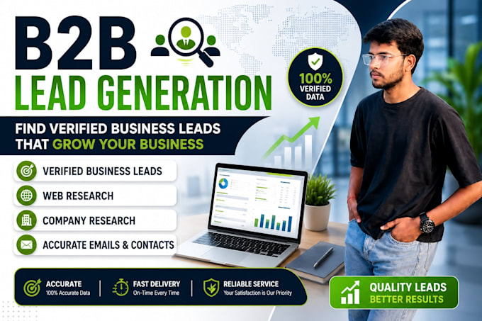 do b2b lead generation and web research