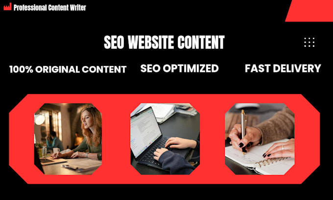 write SEO website content for your business