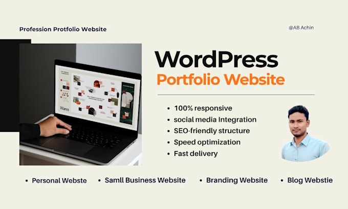 create a personal portfolio website or business portfolio website