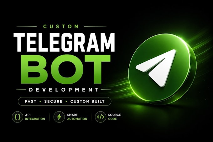 develop custom telegram bots