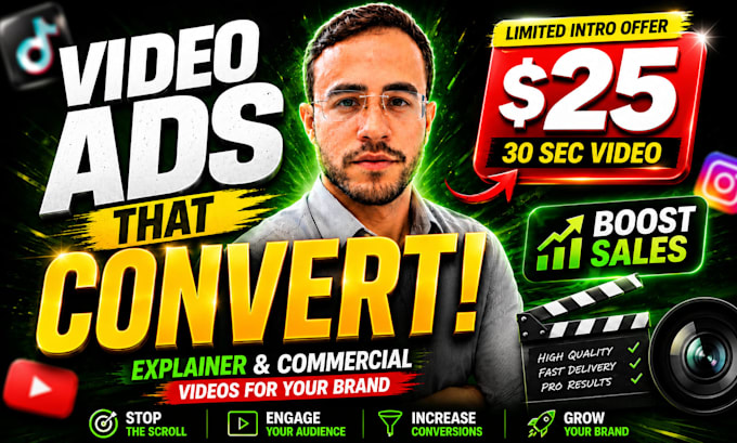 create engaging explainer or commercial video ads for your brand