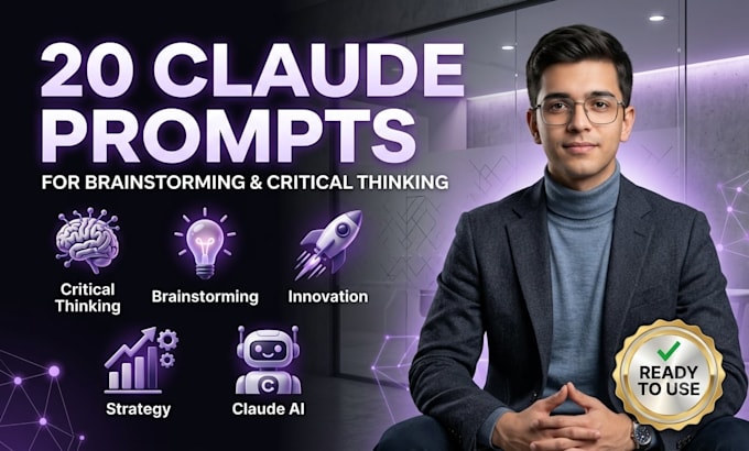 20 claude prompts for brainstorming and critical thinking
