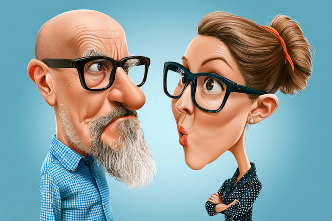 create unique and funny caricature art