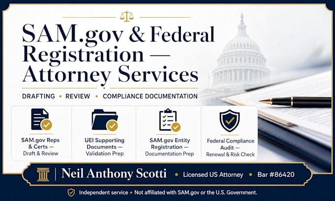 strict compliance entity registration documentation for sam gov professionally