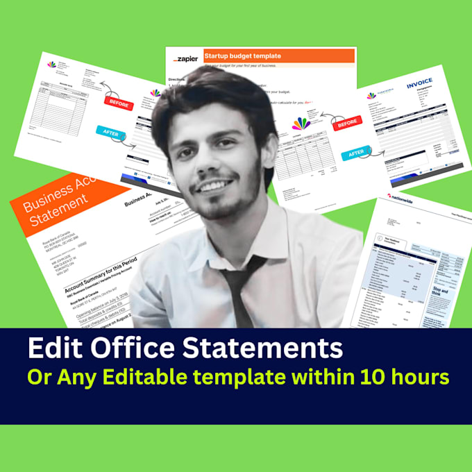 edit official statements and make editable templates