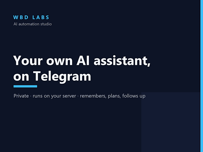 build a custom ai agent bot in telegram for your business