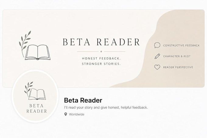 beta read your manuscript and provide honest feedback